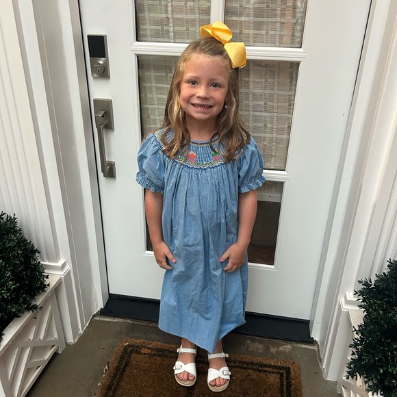 Back to School Smocked Dress - Picture 4 of 4